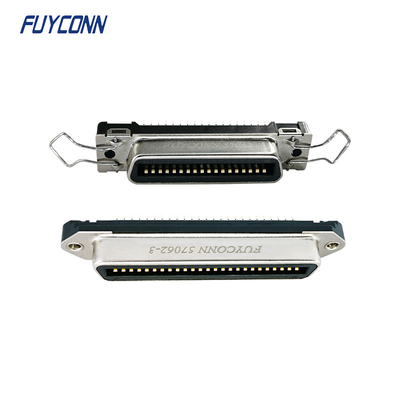 36pin Paralel Bağlantı Noktalı Yazıcı Konektörü, 50/64 Pin Lehimsiz PCB Centronics Konektörü