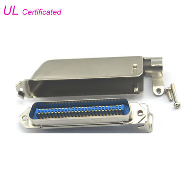 90 Derece 25 çift Centronic lehim Pin bağlayıcı UL sertifikalı Metal kapaklı fiş