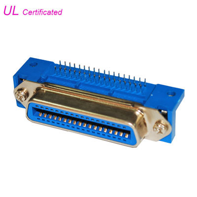 DDK Centronics 36 Pin bağlayıcı PCB dik açı dişi konnektör yazıcı için