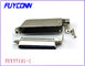 90 Derece 25 çift Centronic lehim Pin bağlayıcı UL sertifikalı Metal kapaklı fiş