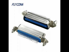 Centronic Champ14 24 36 50 pin DDK Konnektörü, PCB Düz Lehim DIP Erkek Centronic Konnektörü