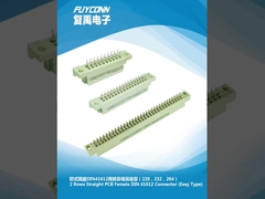 2 sıra DIN 41612 Konnektör Erkek & Dişi PCB Eurocard Konnektör