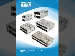 SFP Bağlantısı tek katmanlı çift katmanlı SFP Kafes, SFP+ Bağlantısı w/SFP+ Kafes
