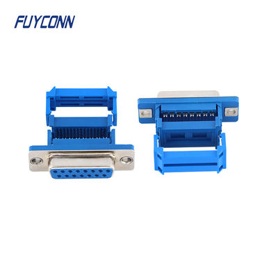 15pin D-SUB Bağlantıları Kadın IDC Crimping Tip Ribbon Kablo Bağlantısı