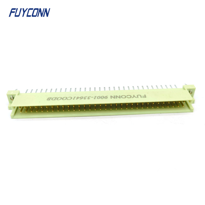 DIN41612 Erkek Bağlantı 64Pin Düz PCB 2 Satır 2 * 32pin Eurocard Bağlantısı W / Harpoon