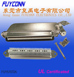 TYCO 64 Pin Erkek Centronic Champ IDC Konnektörleri, 45 derece Metal Kapaklı Sertifikalı UL