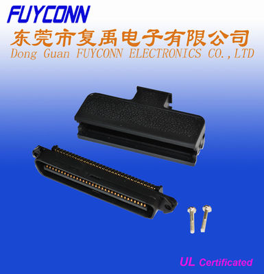 TYCO 50 pin veya 64 Pin RJ21 Erkek Fiş Centronic Champ IDC konnektör 180 Derece Plastik Kapaklı
