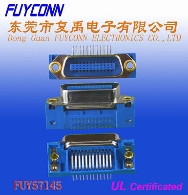 Centronic 24 Pin Erkek Sağ Melek PCB konektörü Sertifikalı UL