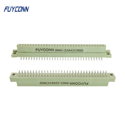 Düz PCB Eurocard Konnektör 2 sıra 16 32 48 64 Pin Dişi 2*32pin 64P DIN41612 Konnektör