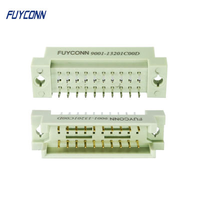 Düz PCB 20Pin DIN 41612 konnektör 3 sıra erkek Fiş Eurocard Konnektör
