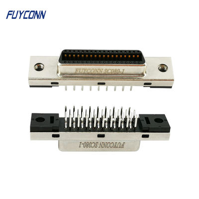 1.27mm Konnektör Dikey PCB 36 Pin MDR SCSI Konnektör Dişi Tip