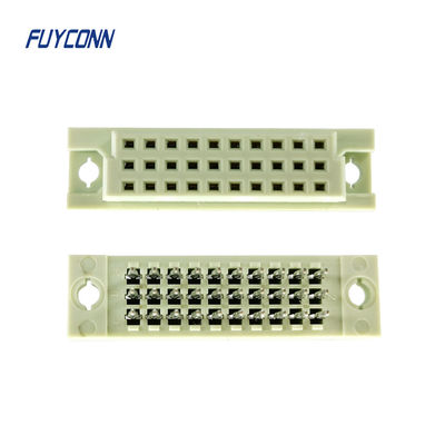 Lehimsiz Pin Kadın Eurocard Bağlantısı 3 Satır 3x10pin 20pin 30pin DIN41612