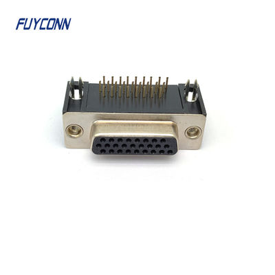 PCB Yüksek yoğunluklu D-SUB Bağlantısı Kadın, 15pin 26pin 44pin 62pin DSUB Bağlantısı