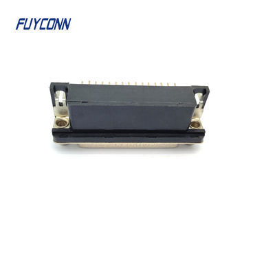 Yüksek yoğunluklu sağ açılı PCB D-SUB bağlantısı 15 / 26 / 44 / 62 Pin Kadın DB bağlantısı