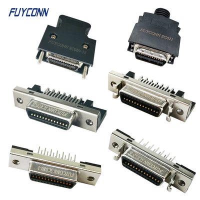 26pin MDR Bağlantısı Kadın / Erkek 1.27mm Bakır Altın Kaplama SCSI Bağlantısı