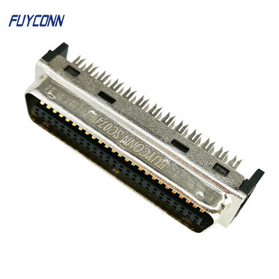 SCSI MDR Bağlantısı PCB Solder Cup IDC Crimp 1.27mm 50pin Bağlantısı Çin