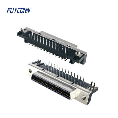 SCSI MDR Bağlantısı PCB Solder Cup IDC Crimp 1.27mm 50pin Bağlantısı Çin
