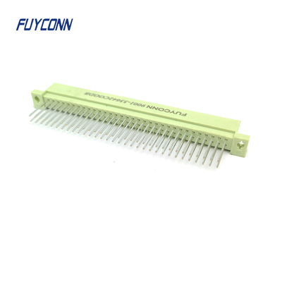 Erkek DIN41612 Bağlantısı 15mm Düz PCB 2 Satır 2*32Pin 64Pin Eurocard Bağlantısı