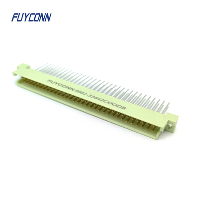 Erkek DIN41612 Bağlantısı 15mm Düz PCB 2 Satır 2*32Pin 64Pin Eurocard Bağlantısı