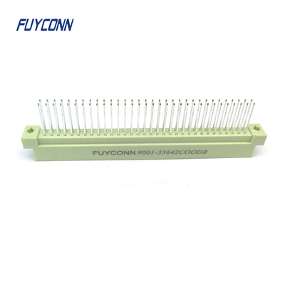 Erkek DIN41612 Bağlantısı 15mm Düz PCB 2 Satır 2*32Pin 64Pin Eurocard Bağlantısı