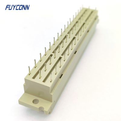 Kadın Gücü DIN41612 Bağlantı PCB Dikey 3 * 16pin 48Pin 5.08mm Pitch Bağlantısı Çin
