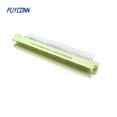 Erkek Lehimsiz 2*32P 13mm 64pin DIN 41612 Bağlantısı 2.54mm Bağlantısı Üretimi
