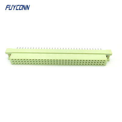 3 satır 96 Pin Basit Tip DIN41612 Bağlantı Kadın PCB Düz