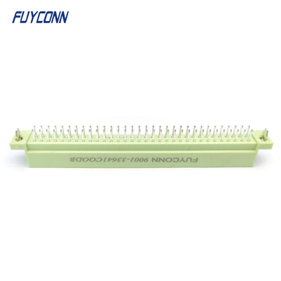DIN41612 Erkek Bağlantı 64Pin Düz PCB 2 Satır 2 * 32pin Eurocard Bağlantısı W / Harpoon