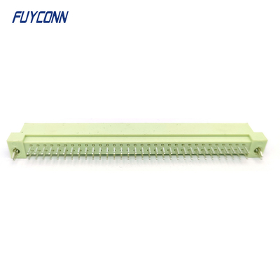 DIN41612 Erkek Bağlantı 64Pin Düz PCB 2 Satır 2 * 32pin Eurocard Bağlantısı W / Harpoon