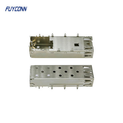 1x1 SFP Cage Connector Press-Fit Termination 1 Port Without Light