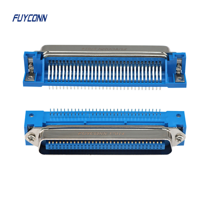 DIP Soket 64 Pinli Mini Centronics Konnektör Erkek PCB Dik Açı