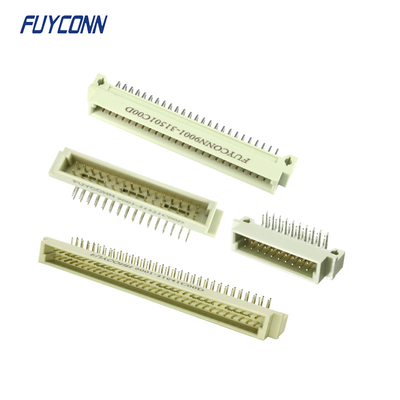 2 Satır Euro DIN41612 Konnektör 20pin 32pin 50pin 64pin Dik Açı PCB Erkek Eurocard