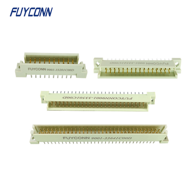 Düz Erkek DIN 41612 Konnektör 2 sıra 20pin 32pin 50pin 64Pin