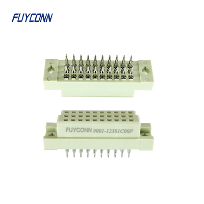 Lehimsiz pin Dişi Eurocard Konnektör 3 Sıralı 3x10pin 20pin 30pin