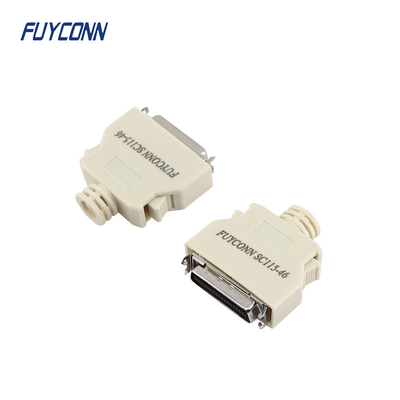 Erkek Lehim Servo Mini D Şerit Konnektör SCSI 36 Pin Pirinç Altın Kaplama