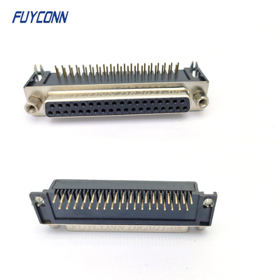 37Pin Dişi D-SUB Konnektör Sağ Açılı PCB DB Konnektörü (9.4mm)