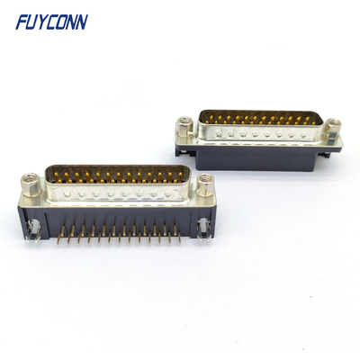 25 Pimli Fiş Erkek D-SUB Konektörü 8.08mm mesafe 9 15 25 37 pimli Erkek DB Konektörü