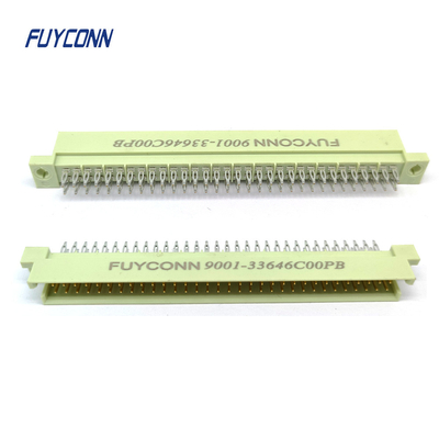 2 Satır Solderless DIN41612 Bağlantısı 64 Pin Erkek Pres Fit Bağlantısı