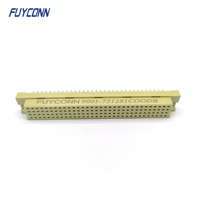 128Pin DIN41612 Bağlantı PCB Dikey 4 sıra Dişi 4 * 32pin 9001 Serisi