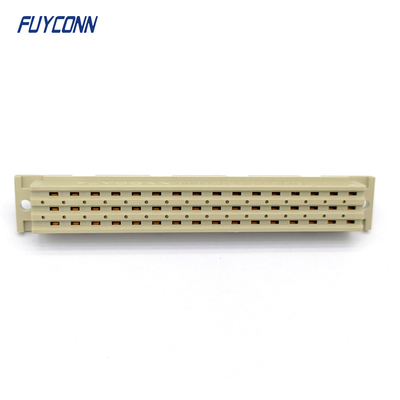 48Pin Güç DIN41612 Bağlantı PCB Düz Kadın 3 * 16pin 5.08mm Pitch