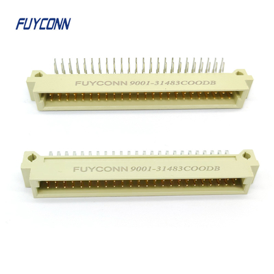 48 Pin DIN 41612 Bağlayıcı PCB açılı 2 sıra Erkek 2*24 Pin 48 Pin 9001 Bağlayıcı