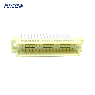 Düz PCB 3 satır 32 Pin Erkek DIN 41612 Bağlantısı 2*16P 32P 13mm 41612 Bağlantısı