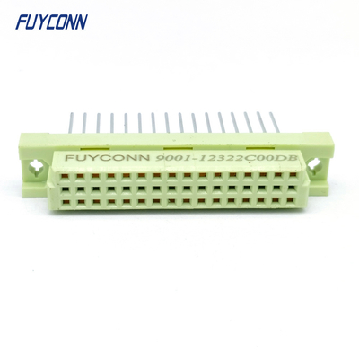 17mm 32Pin DIN41612 Bağlantısı 3 Satır Düz PCB Kadın 332 DIN 41612 Bağlantısı