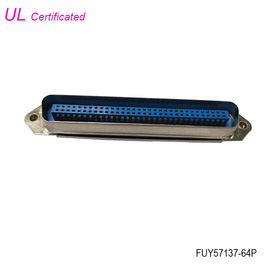 32pairs Erkek Champ PCB Düz Centronics Bağlayıcı 64pin somunlu