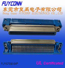Centronic 32pairs PCB Dik Açı Dişi Konnektör, kart kilidi ile