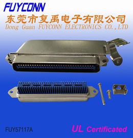45 derece Matel Kapaklı Centronic Amphenol RJ21 64 Pin Champ IDC Fiş Konnektörü