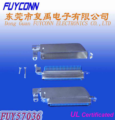 TYCO 90 Derece santronik 50 Pin konektör RJ21 Erkek Fiş Champ IDC tipi Metal kapaklı