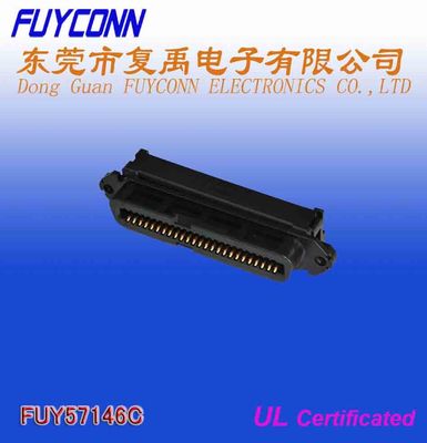 TYCO 90 Derece RJ21 50 Pin Dişi Centronic Champ IDC konektörü, tel klipsli