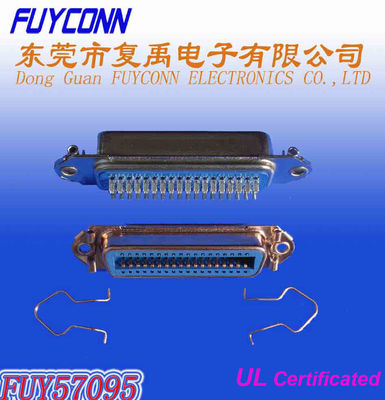 50 Pin Centronic lehim Receptacle bağlayıcı 25 çift bahar mandalları ile UL sertifikalı