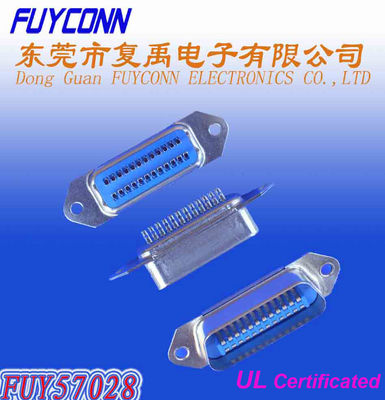 50 Pin Centronic Lehim Erkek DDK Konektör Sertifikalı UL 2.16mm aralık